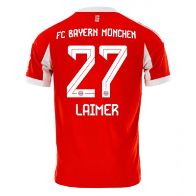 Bayern Munich Konrad Laimer #27 Hemmatröja 2025-26 Korta ärmar Bayern Munich Konrad Laimer #27 Hemmatröja 2025-26 Korta ärmar